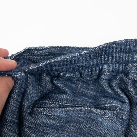 Johnnie-O Boardy Lounger Pull-On Short Men's Medium Hangin' Out Blue Terry Soft - Picture 14 of 15